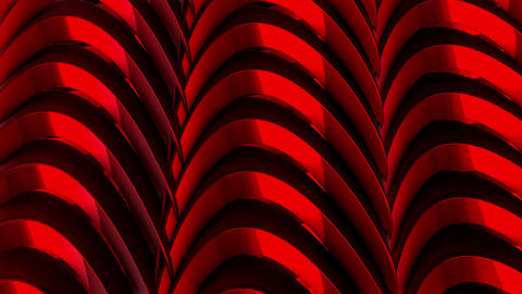 Abstract Red Curved Lines Geometric Pattern Background Design