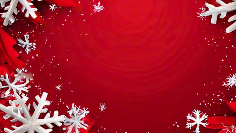 Beautiful Christmas greeting card with bright winter holiday snowflake