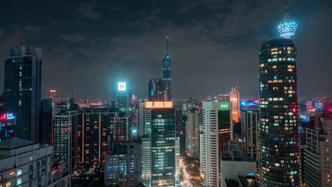 UHD Kuala Lumpur night and beautiful skylines