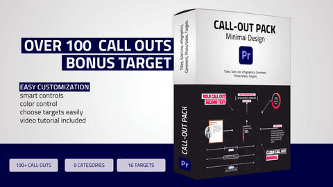 100+ Ultimate Callouts Pack | MOGRT Motion Graphics template 39808336 ...