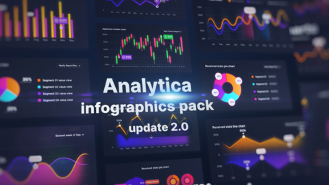Analytica Infographics Pack MOGRT Motion Graphics template 39914327 ...