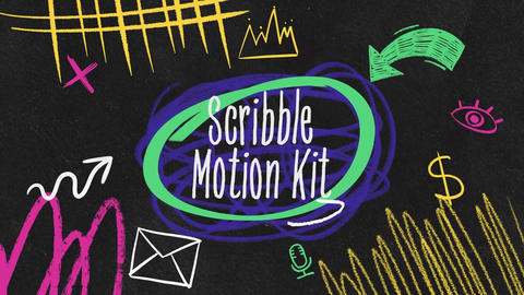 Scribble Motion Kit 애프터 이펙트 템플릿 40272622 | MotionElements