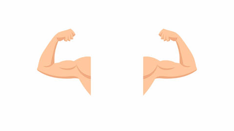 Growth of biceps