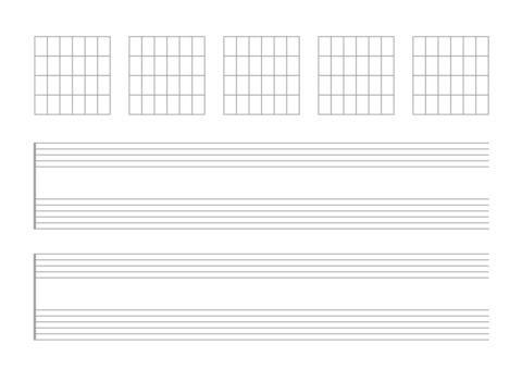 paper music score line empty page