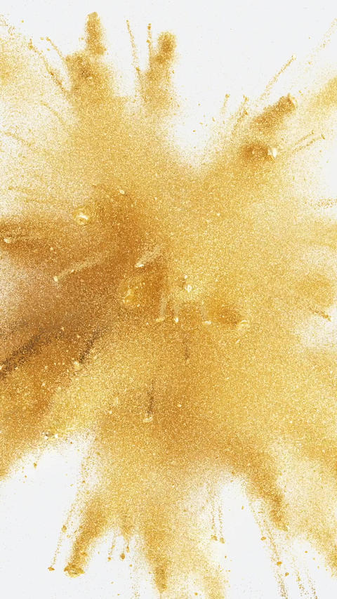 Golden Confetti Explosion Glitter on Bright Ani Animated GIF 41336242 ...