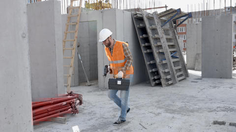 Construction Guy Funny Building Site Videos Animated GIF