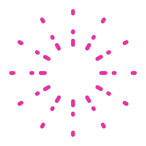 Pink Circle Sparkle Explosion