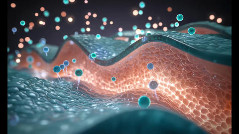 Abstract Neural Network Visualization with Luminous Nodes and Waves