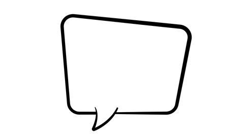 Squared Speech Bubble Comic Balloons (blank)