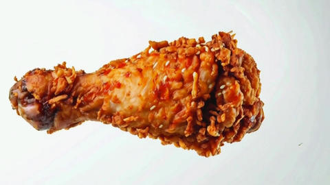 Fried chicken flying
