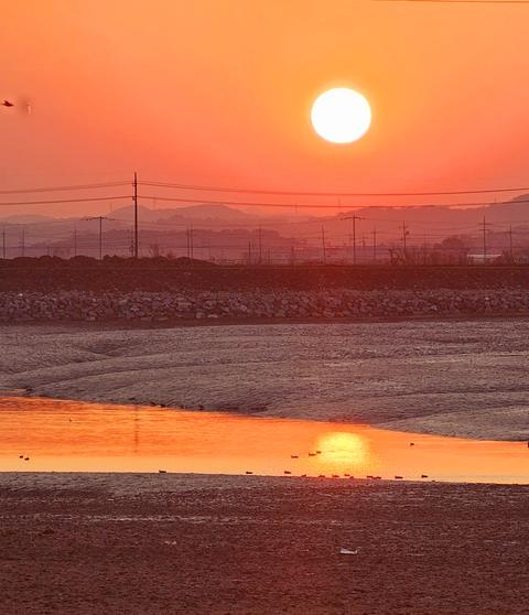 Korea sunset