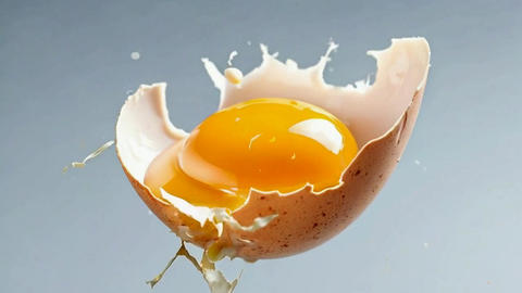 Egg yolks and white droppings