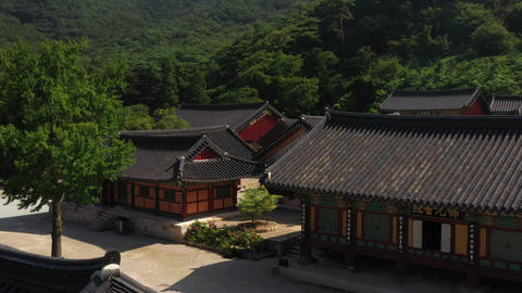 Temple showing traditional Korean architecture
