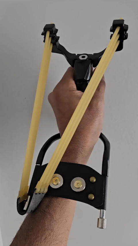 Professional Slingshot with wrist wrest