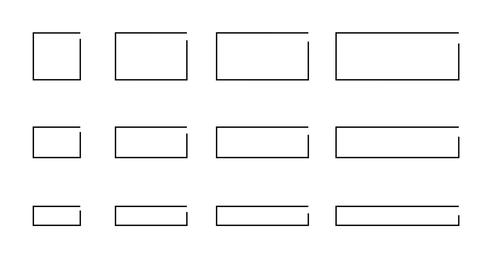 Square pointer for important text or presentation 4K