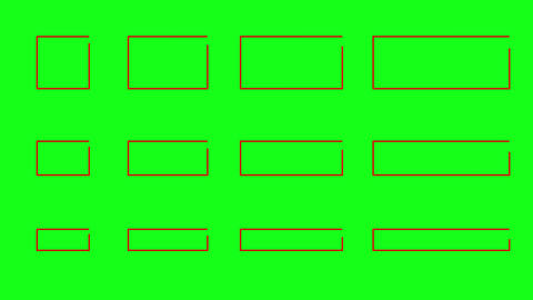 Square pointer for text presentation on chroma key 4K