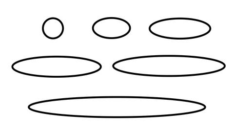 Round Circle pointer presentation Hand drawn circle 4K