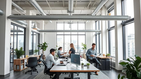 Urban Office with Natural Light
