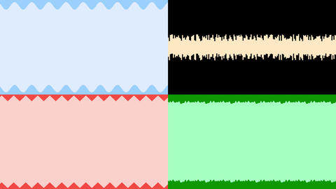 Wave frame horizontal