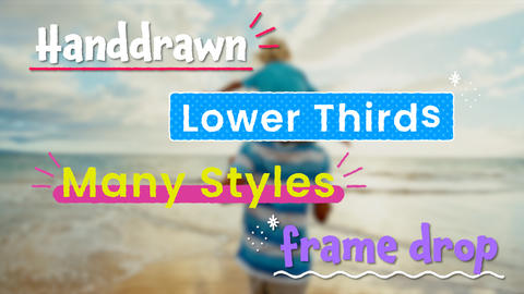 Handdrawn LowerThirds mogrt