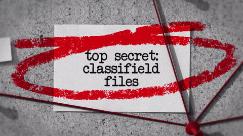 Top Secret Classified Files Opener After Effects Template