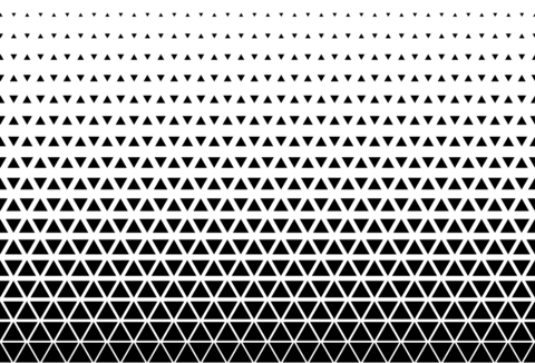 Gradient triangle pattern in black and white