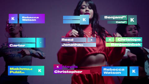 Colorful Lower Thirds MOGRT