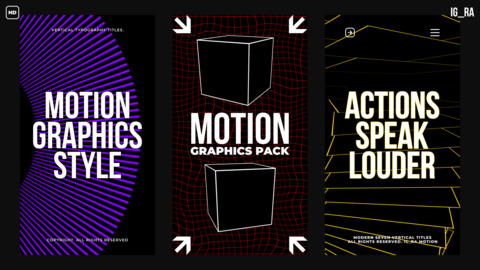 3D Vertical Typography