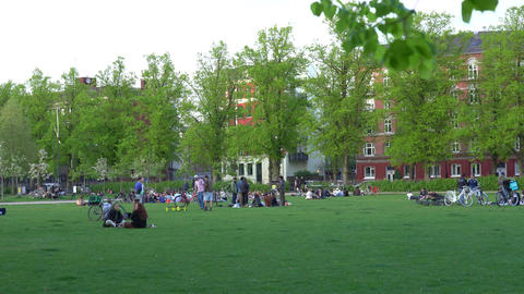 Norrebro Park in Copenhagen