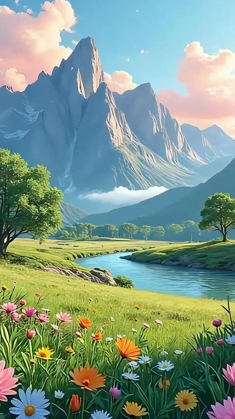 Beautiful nature animation