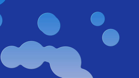 A background animation of floating circles