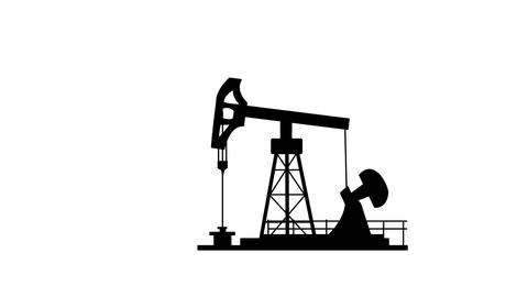 Oil Drilling Rig Black Tower GIF 47034555 | MotionElements