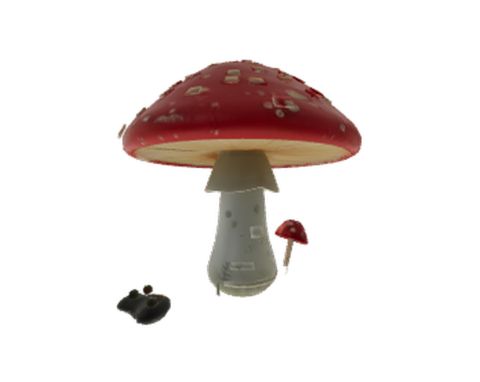 Amanita Muscaria 3D Model: A Touch of Fantasy