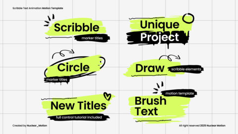 Scribble Text Animation