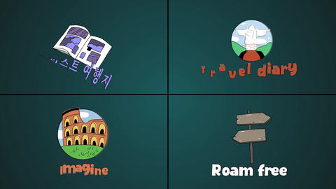 Travel Loop Titles And Icons