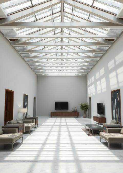 Home interior design Empty room interior design Ultra realistic Photorealistic striking structures