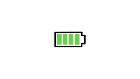 Battery low icon animetion motion graphics