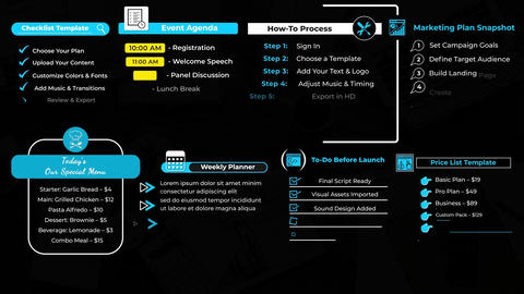 Checklist &Planning Text List