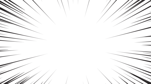 White speed lines vector background.Comics speed frame.explosion