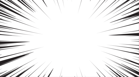 White speed lines vector background.Comics speed frame.explosion
