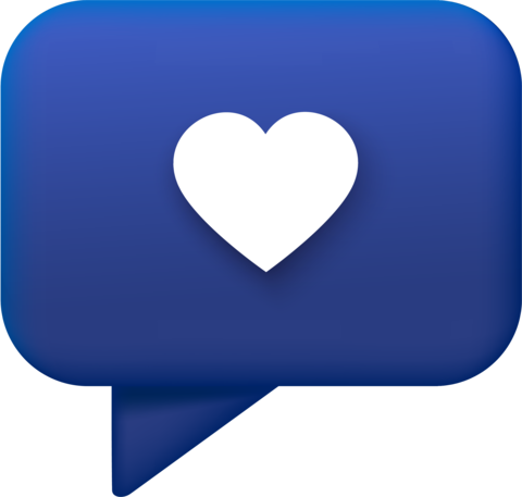 Chatting box 3d speak bubble.message box. 3D Web Vector Illustrations