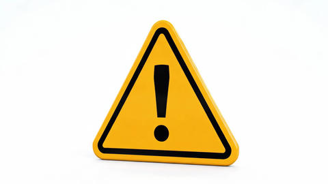 Risk Warning Caution sign Animation Animated GIF 47931423 | MotionElements