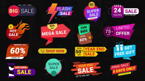 Modern Sale Labels & Badges Pack