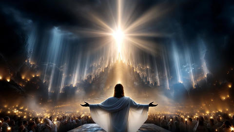Divine Revelation: Spiritual Enlightenment in Heavenly Light