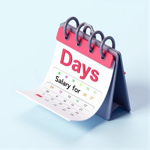 A 3D calendar its pages rendered in vibrant detail highlights an impending financial appointment The