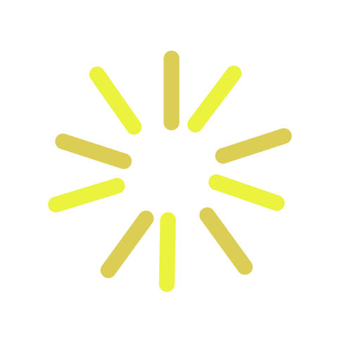 Sunburst-like trail animation
