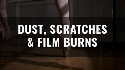 Dust, Scratches And Film Burns Overlay