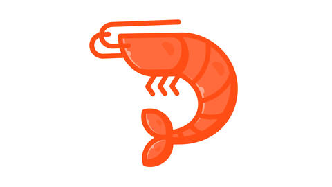 animated shrimp icon
