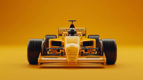 3d model of a generic formula 1 one car