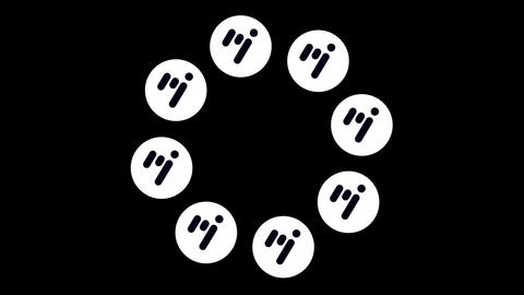 Logo animation circle